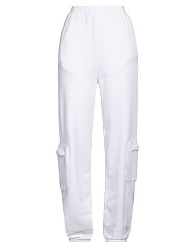 MM6 MAISON MARGIELA Pantalone Bianco 100% Cotone