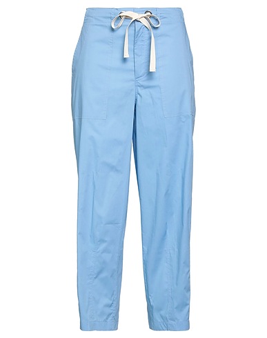 SEMICOUTURE Casual trouser Sky blue 100% Cotton