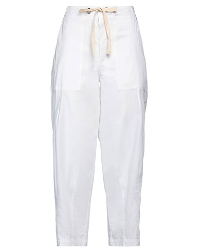 SEMICOUTURE Casual trouser White 100% Cotton