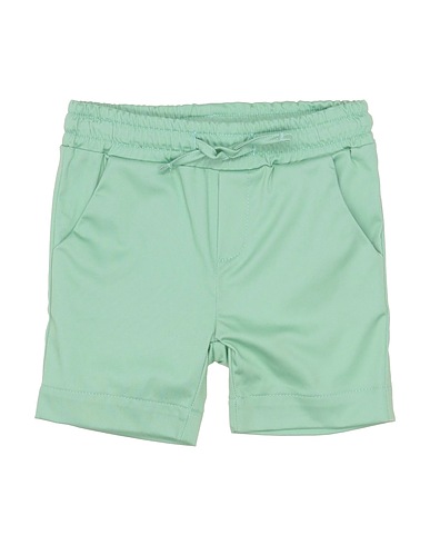 MANUEL RITZ Shorts & Bermuda Verde chiaro 98% Cotone, 2% Elastan