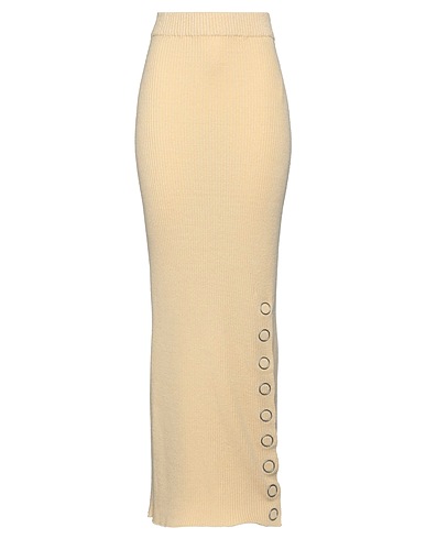JIL SANDER Gonna lunga Sabbia 56% Lino, 44% Lana