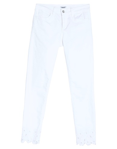 LIU •JO Pantalone Bianco 97% Cotone, 3% Elastan