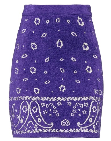 KENZO Mini skirt Mauve 39% Viscose, 36% Polyamide, 25% Nylon