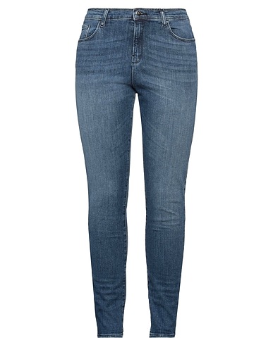 EMPORIO ARMANI Denim pants Blue 98% Cotton, 2% Elastane