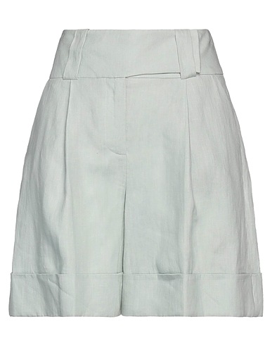 ELEVENTY Shorts & Bermuda Sky blue 100% Linen