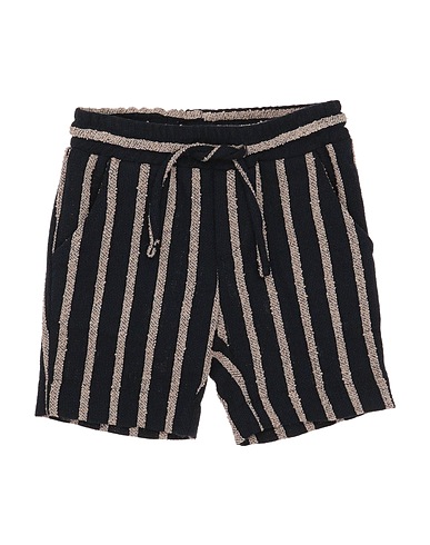 MANUEL RITZ Shorts & Bermuda Midnight blue 52% Cotton, 48% Polyester