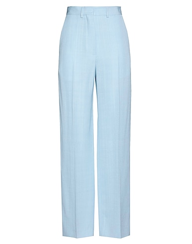 CASABLANCA Casual pants Sky blue 57% Viscose, 43% Silk
