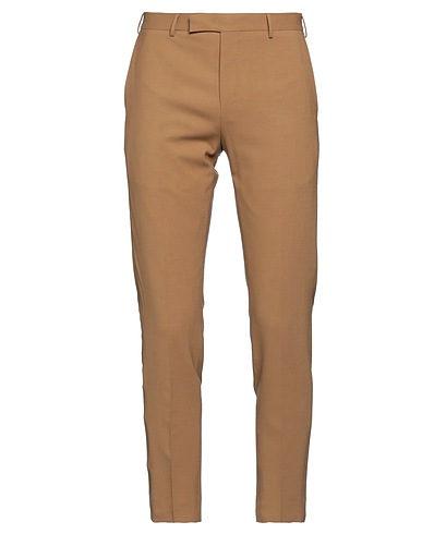 PT Torino Casual trouser Camel 95% Virgin Wool, 5% Elastane