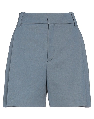 CHLOÉ Shorts & Bermuda Grey 100% Virgin Wool