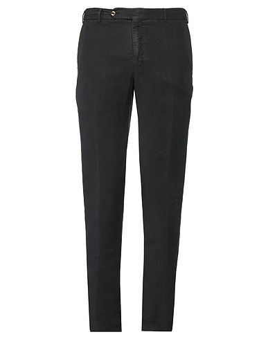 PT Torino Casual trouser Black 61% Lyocell, 22% Linen, 17% Cotton