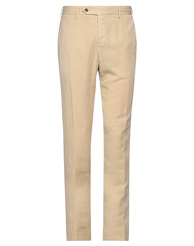 PT Torino Casual trouser Beige 61% Lyocell, 22% Linen, 17% Cotton