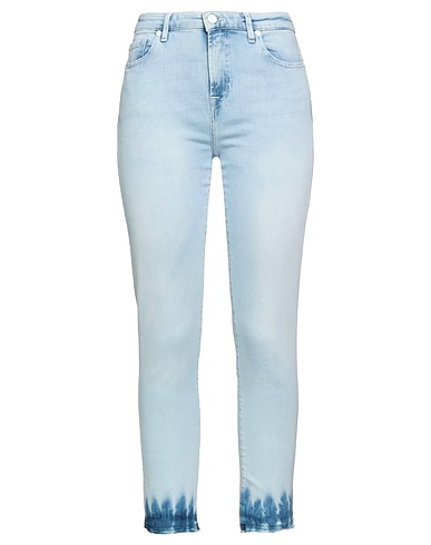 7 FOR ALL MANKIND Denim pants Blue 92% Cotton, 6% Elastomultiester, 2% Elastane