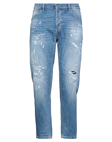 DONDUP Denim pants Blue 89% Cotton, 11% Elastomultiester