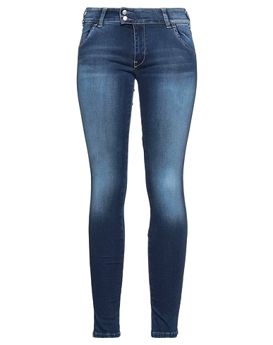 MET JEANS Denim trousers Blue 92% Cotton, 5% T-400 fiber, 3% Elastane