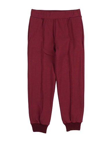 PHILOSOPHY di LORENZO SERAFINI Casual pants Burgundy 94% Cotton, 6% Elastane, Acrylic, Polyamide, Wool