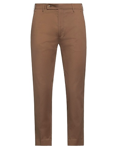 BERWICH Casual trouser Khaki 98% Cotton, 2% Elastane