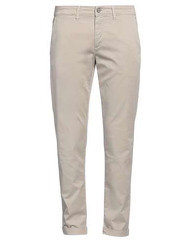 JECKERSON Casual trouser Khaki 97% Cotton, 3% Elastane