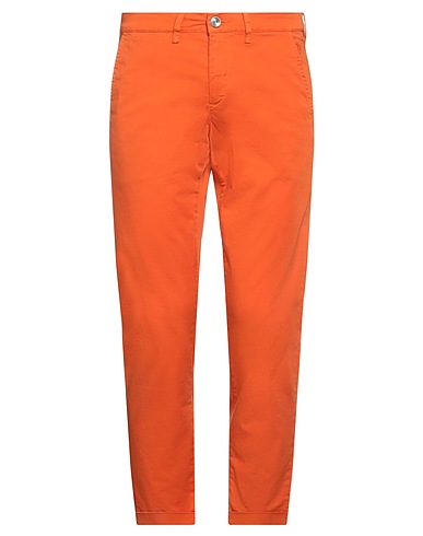 JECKERSON Casual trouser Orange 97% Cotton, 3% Elastane