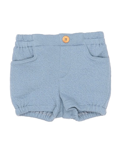 FINA EJERIQUE Shorts & Bermuda Pastel blue 95% Cotton, 5% Elastane
