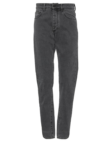 44 LABEL GROUP Denim trousers Grey 100% Cotton