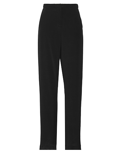 MAX MARA STUDIO クラシックパンツ ブラック シルク 100%