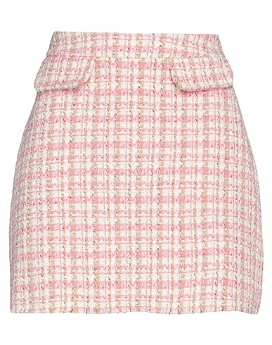 SOALLURE Mini skirt Pink 72% Cotton, 23% Polyester, 5% Other Fibres