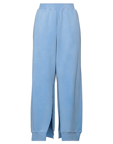 MM6 MAISON MARGIELA Casual trouser Pastel blue 100% Cotton