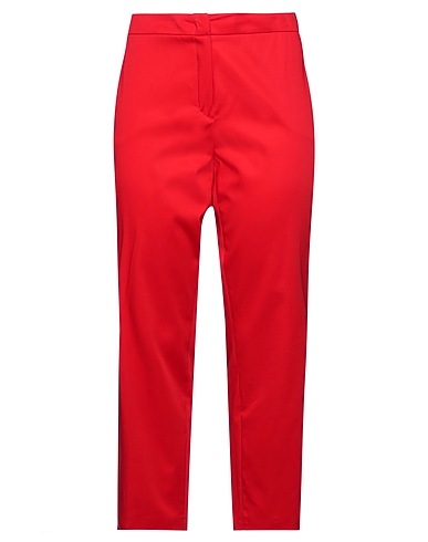 CLIPS MORE Casual trouser Red 97% Cotton, 3% Elastane