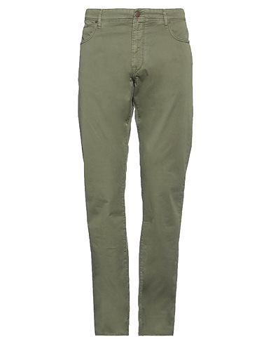 ZANELLA Pantalone Verde militare 97% Cotone, 3% Elastan