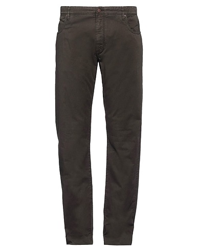 ZANELLA Casual trouser Charcoal 97% Cotton, 3% Elastane