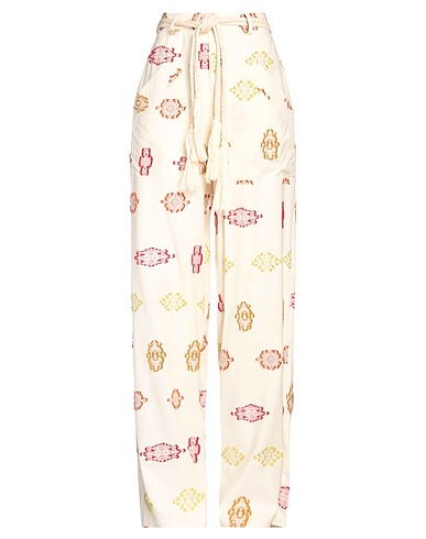 JIJIL Hosen Beige 88% Baumwolle, 8% Acryl, 4% Andere Fasern