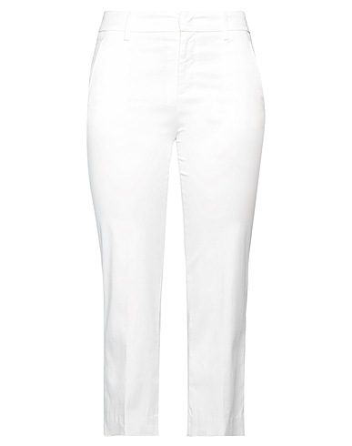 DONDUP Casual pants White 57% Lyocell, 40% Cotton, 3% Elastane
