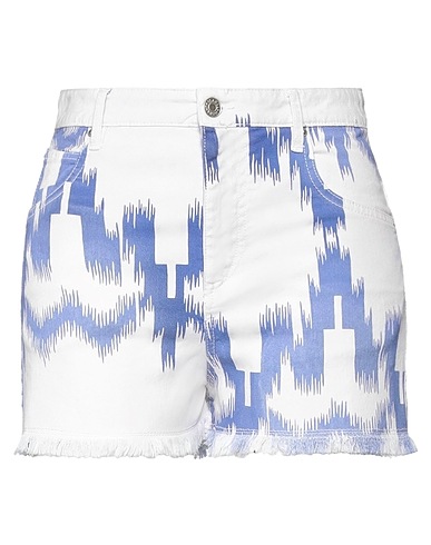 MARANT ÉTOILE Denim shorts White 97% Cotton, 3% Elastane