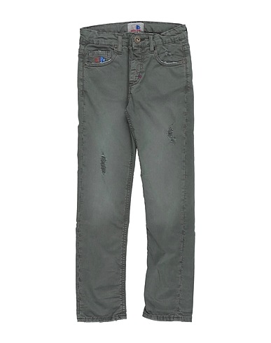 AMERICANINO パンツ ミリタリーグリーン コットン 97% / ポリウレタン 3%