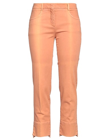 INCOTEX Denim trousers Salmon pink 98% Cotton, 2% Elastane