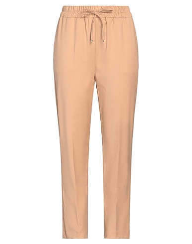BLUMARINE Casual trouser Sand 65% Polyester, 33% Viscose, 2% Elastane