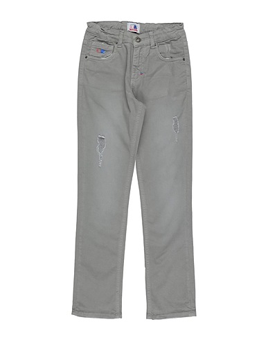 AMERICANINO Casual trouser Taupe 98% Cotton, 2% Elastane