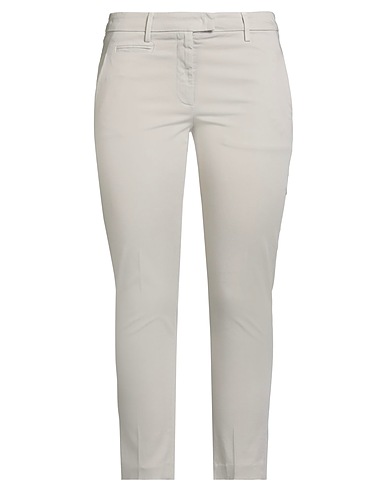 DONDUP Casual pants Light grey 98% Cotton, 2% Elastane