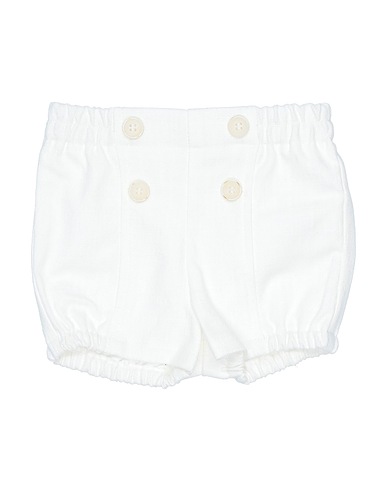 FINA EJERIQUE Shorts & Bermuda White 50% Cotton, 25% Linen, 25% Viscose