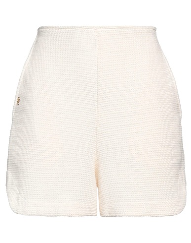 DENNY ROSE Shorts & Bermuda Cream 60% Cotton, 36% Polyester, 4% Other Fibres
