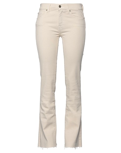 7 FOR ALL MANKIND Bootcut Jeans Beige 97% Cotton, 3% Elastane
