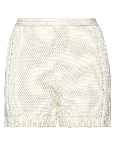 N°21 Shorts & Bermuda Ivory 100% Cotton, Acetate, Silk