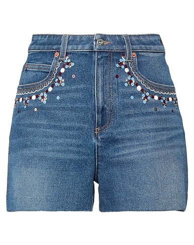 VALENTINO GARAVANI Denim shorts Blue 99% Cotton, 1% Elastane