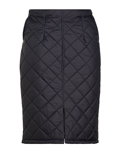 8 by YOOX Gonna midi RECYCLED POLY QUILTED SKIRT
 Nero 100% Poliammide riciclato