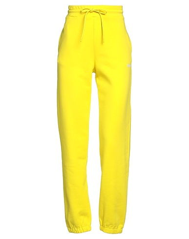 MSGM Casual pants Yellow 100% Cotton