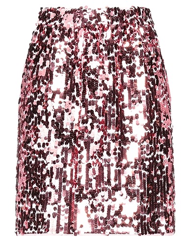 N°21 Mini skirt Pink 100% Cotton