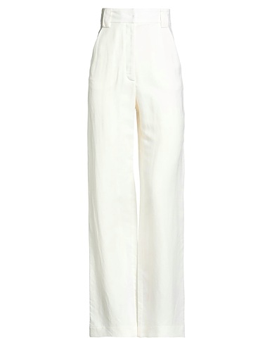 PATRIZIA PEPE Pantalone Off white 51% Lino, 49% Viscosa