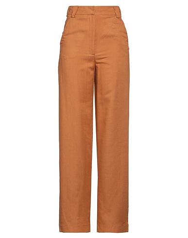 PATRIZIA PEPE Casual pants Camel 51% Linen, 49% Viscose