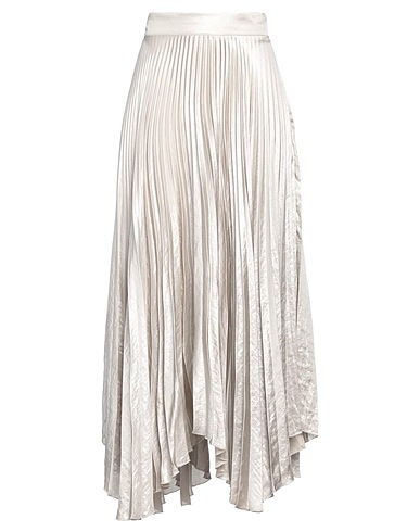 ROSSOPURO Long skirt Light grey 100% Polyester
