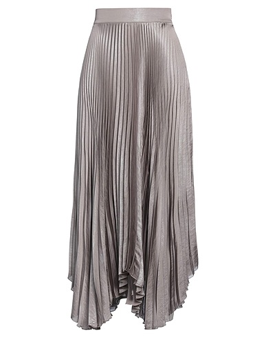ROSSOPURO Langer Rock Grau 100% Polyester